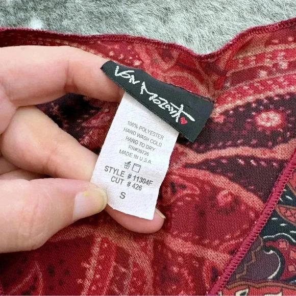 Vintage Y2K Paisley Blouse - Picture 9 of 11